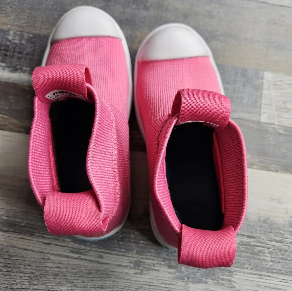 Native Shoes Jefferson Hydroknit Toddler Boots Pink Size 7